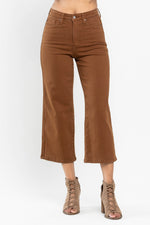 Judy Blue Tummy Control Crop Camel 88806