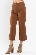 Judy Blue Tummy Control Crop Camel 88806