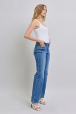 Judy Blue HW V-Front WB Vintage Wash Straight Fit 82623REG