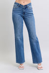 Judy Blue HW V-Front WB Vintage Wash Straight Fit 82623REG