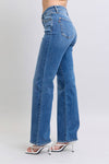 Judy Blue HW V-Front WB Vintage Wash Straight Fit 82623REG