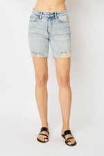 Judy Blue My Sharona Mineral Washed Boyfriend Shorts 150250