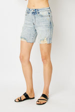 Judy Blue My Sharona Mineral Washed Boyfriend Shorts 150250