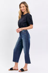 Judy Blue MR Tummy Control Crop Wide 88876