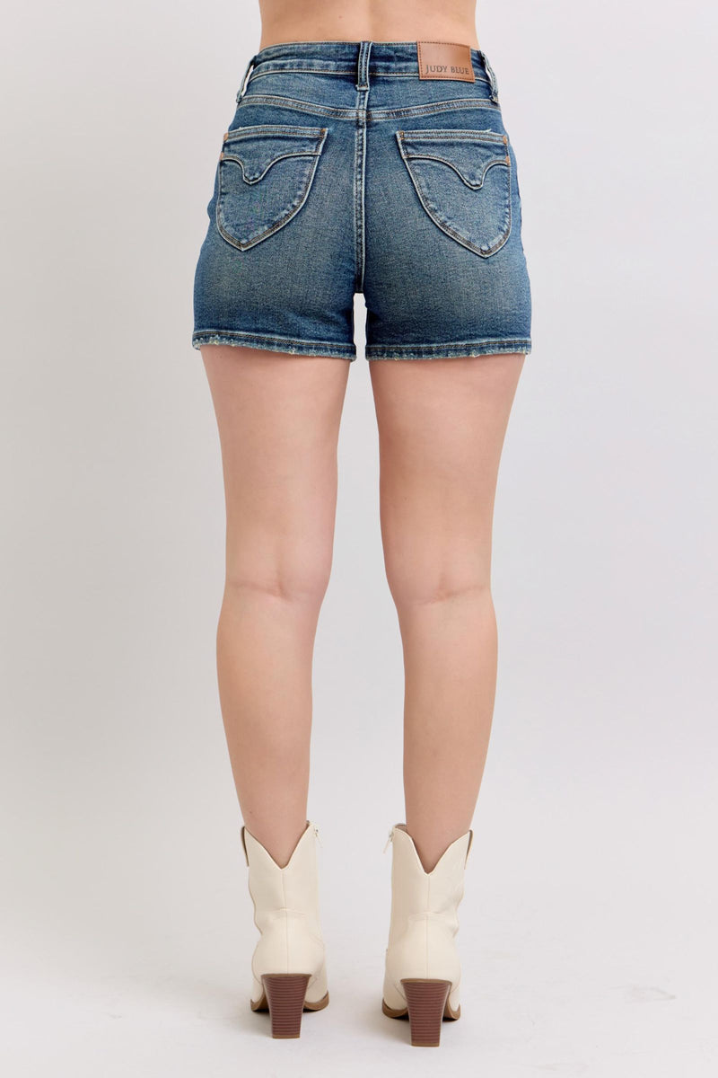 Judy Blue HW Shield Pocket Shorts 150301