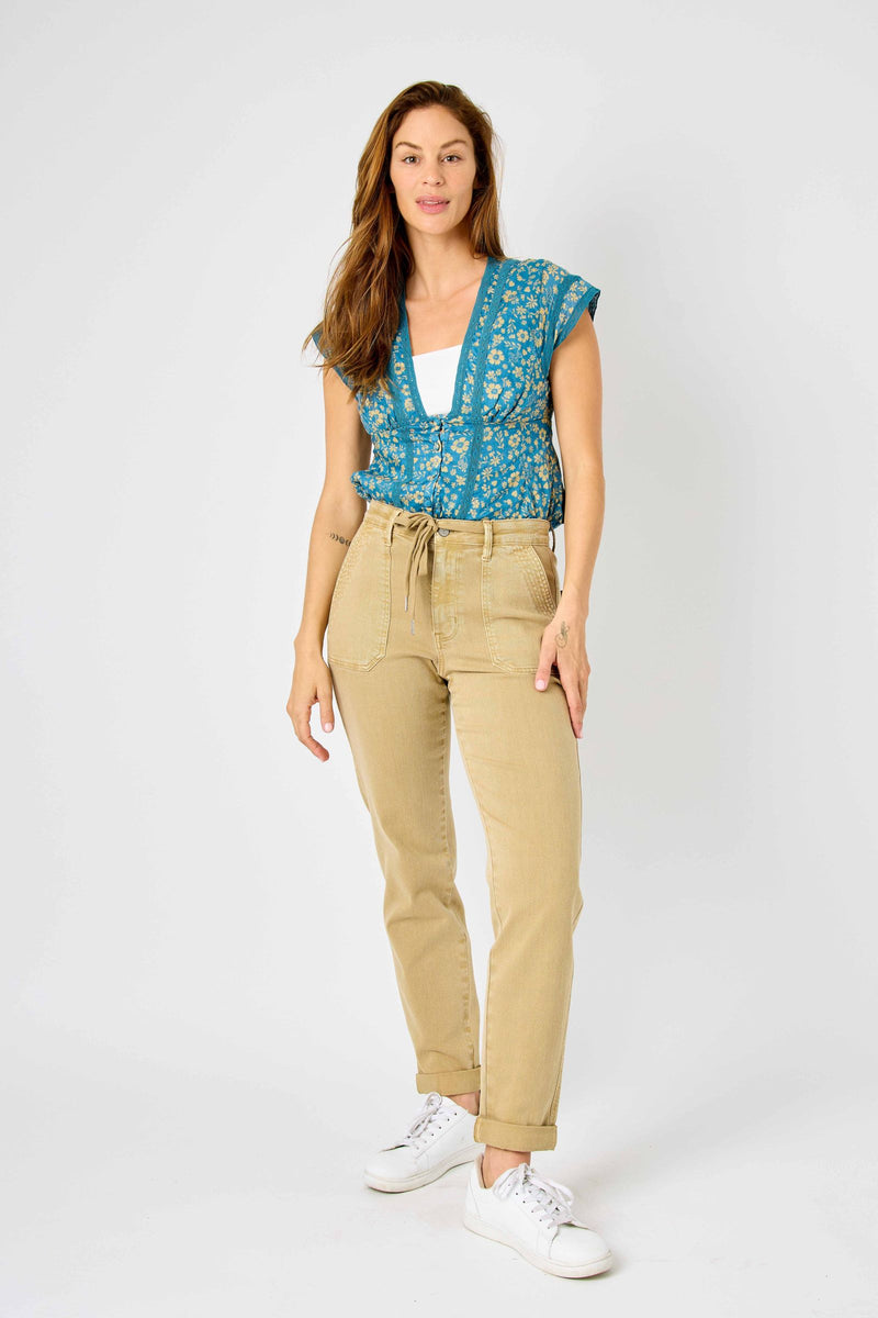 Judy Blue Khaki Jogger 88815