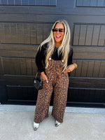 Blakeley Karli Boho Overalls - Cheetah