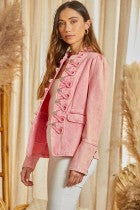 Savanna Jane Sarge Pink Vintage Jacket