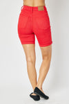 Judy Blue Raider Red HW Bermudas