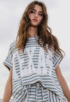 Blue Stripe Texas Comfy Top