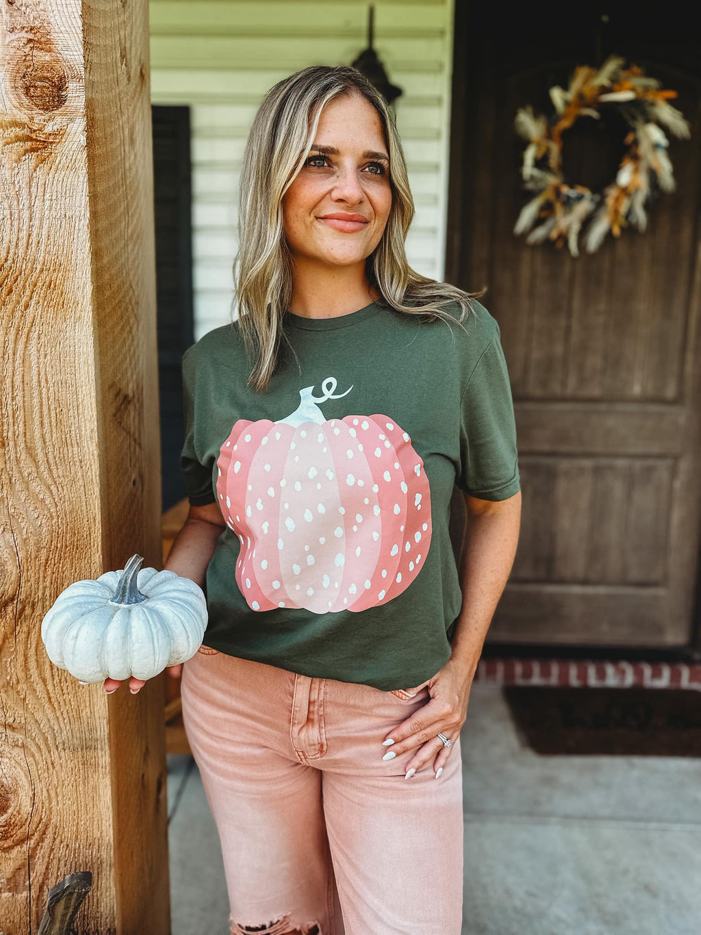 Astros Round Leopard Bleached Tee – Evie Marie's