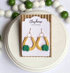 Lucky St. Patrick’s Day Clay Earrings