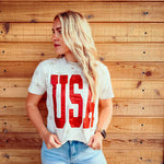 USA Glitter Tee