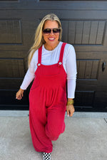 Blakeley Karli Boho Overalls - Red