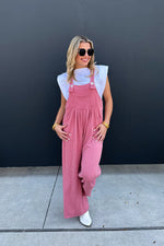 Blakeley Karli Boho Overalls - Mauve