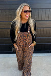 Blakeley Karli Boho Overalls - Cheetah