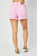 Judy Blue Pinky Mid Rise Shorts 150225