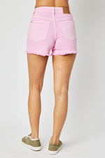 Judy Blue Pinky Mid Rise Shorts 150225