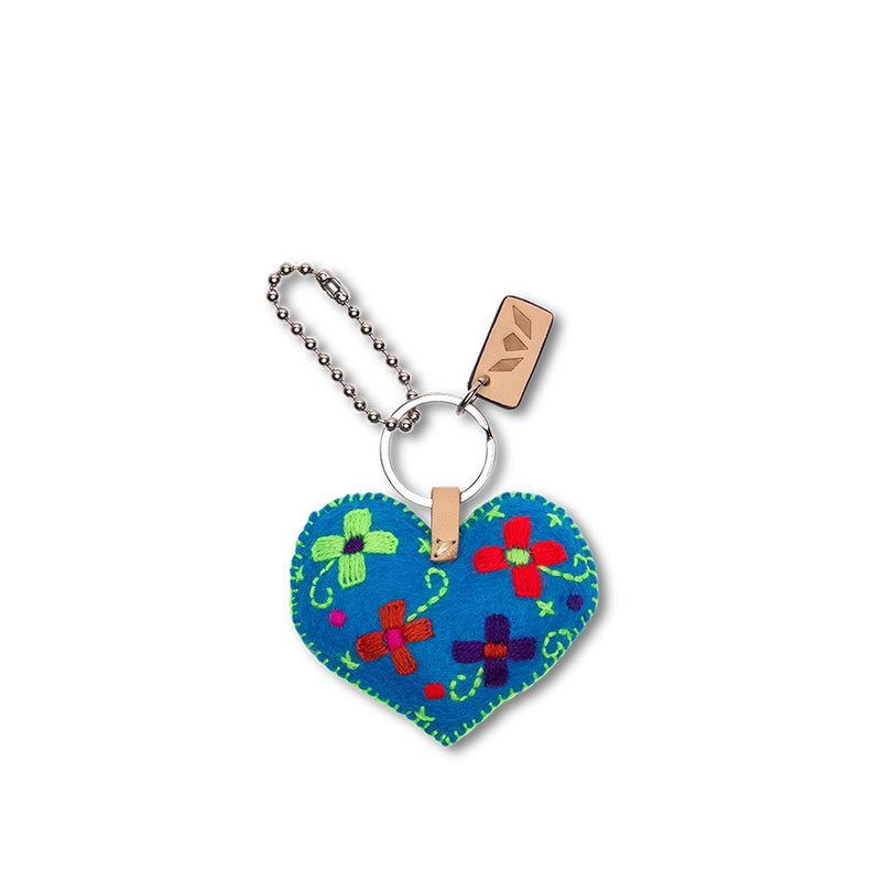 Consuela Corazon Grande Turquoise Bag Charm