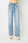 Judy Blue HW LT Wash Straight Leg Jeans 82501