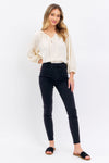 Judy Blue Black HW Pull On Shield Pockets Skinny 88581