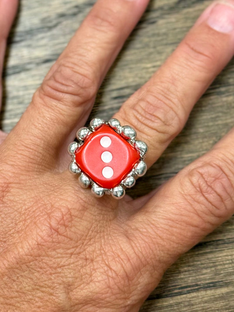 Bunco Girl Ring - Red 3