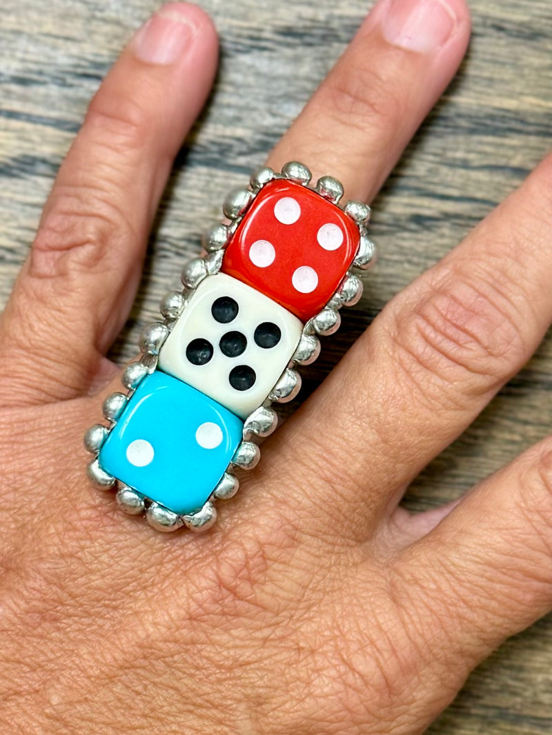 Raider Triple Threat Dice Ring (4-5-2)