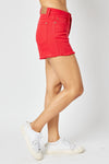 Judy Blue Raider Red Shorts 150242