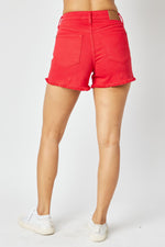 Judy Blue Raider Red Shorts 150242