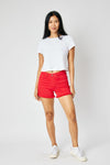 Judy Blue Raider Red Shorts 150242