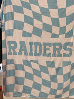 Raiders Checkered Blanket