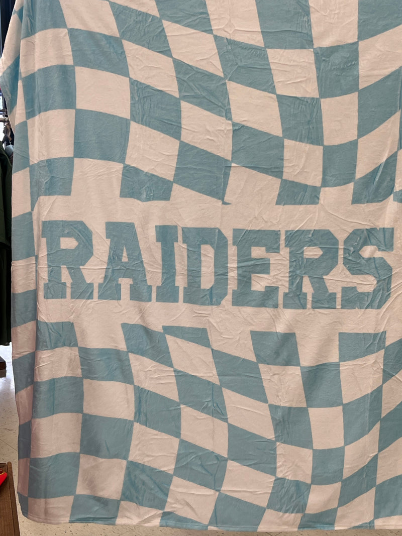 Raiders Checkered Blanket