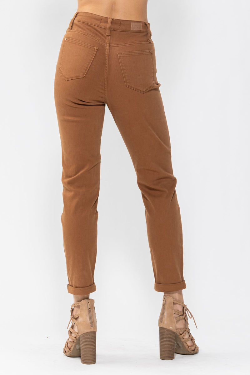 Judy Blue Hi Waist Brown Slim Fit 88105