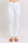 Judy Blue HW Skinny White Jeans 82661