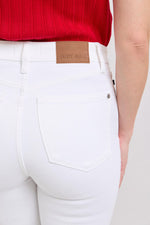 Judy Blue HW Skinny White Jeans 82661