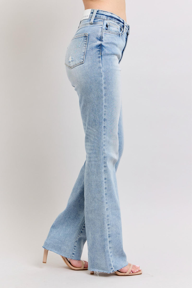 Judy Blue MR Light Wash Dad Jean