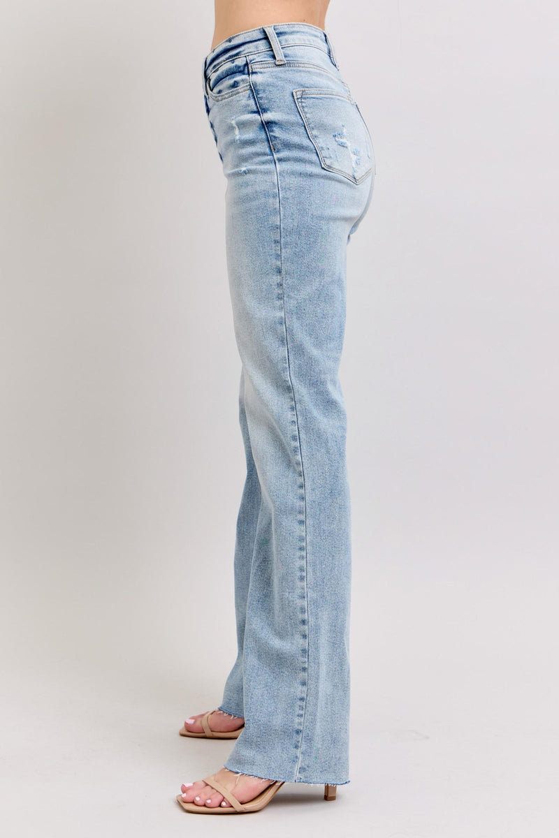 Judy Blue MR Light Wash Dad Jean