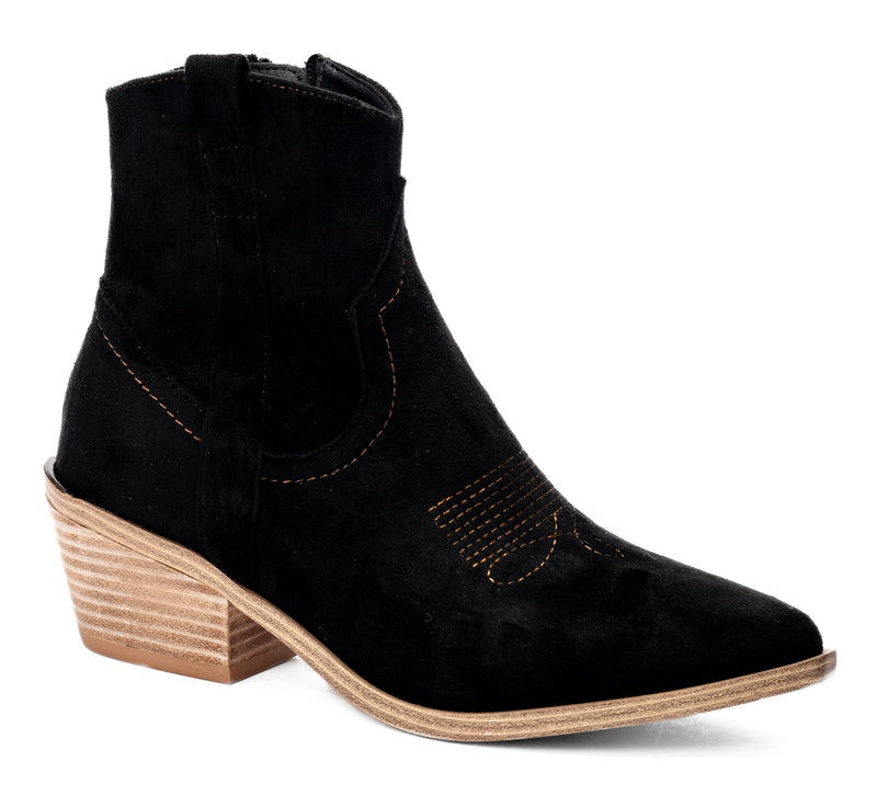 Corkys Quittin Time - Black Faux Suede