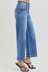 Risen High Rise Crop Wide Jeans RDP5792