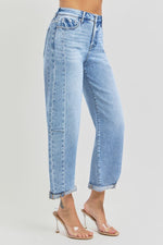 Risen High Rise Barrel Jeans RDP5933