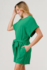 Kelly Green Romper