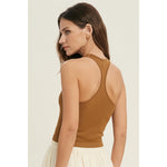 Camel High Neck Racerback Brami