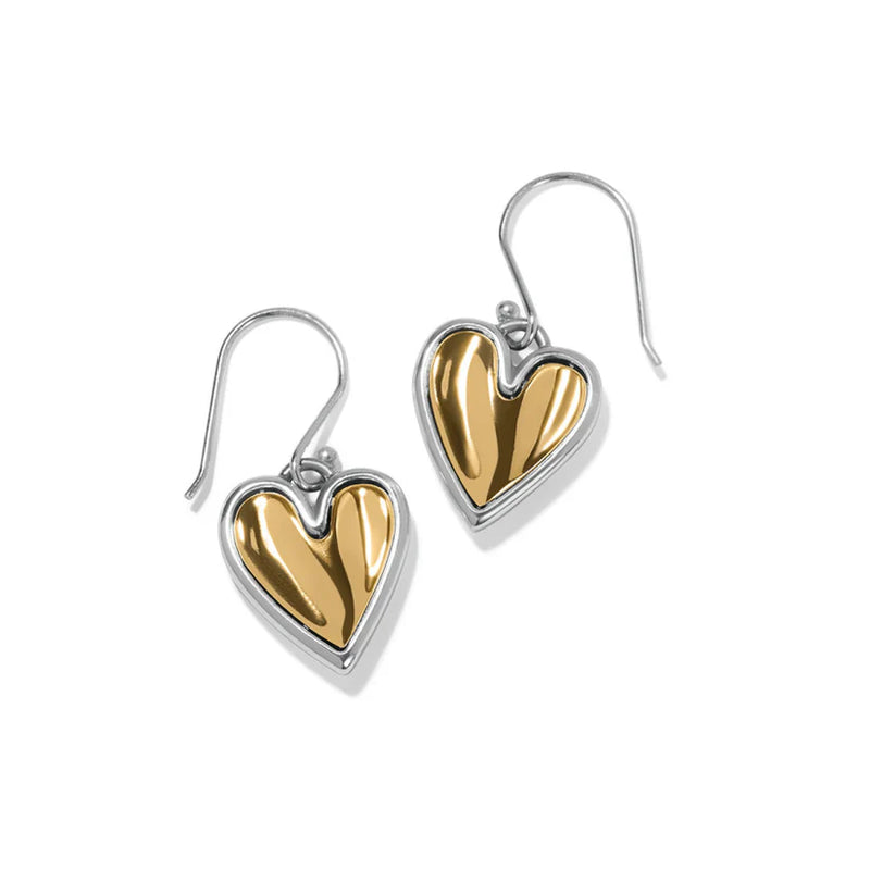 Brighton Cascade Heart Reversible French Wire Earrings JA9943