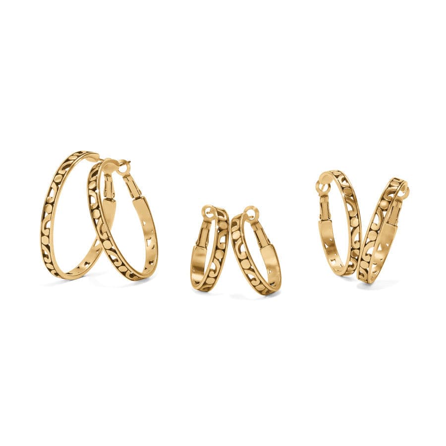 Brighton Contempo Medium Gold Hoop Earrings JA9906