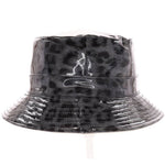 Leopard Reversible Rain Bucket Hat - Brown