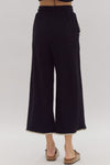 Stitch Detail Pants - Black