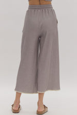 Stitch Detail Pants - Grey