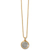 Brighton Ferrara Two Tone Luce Short Necklace JM7438