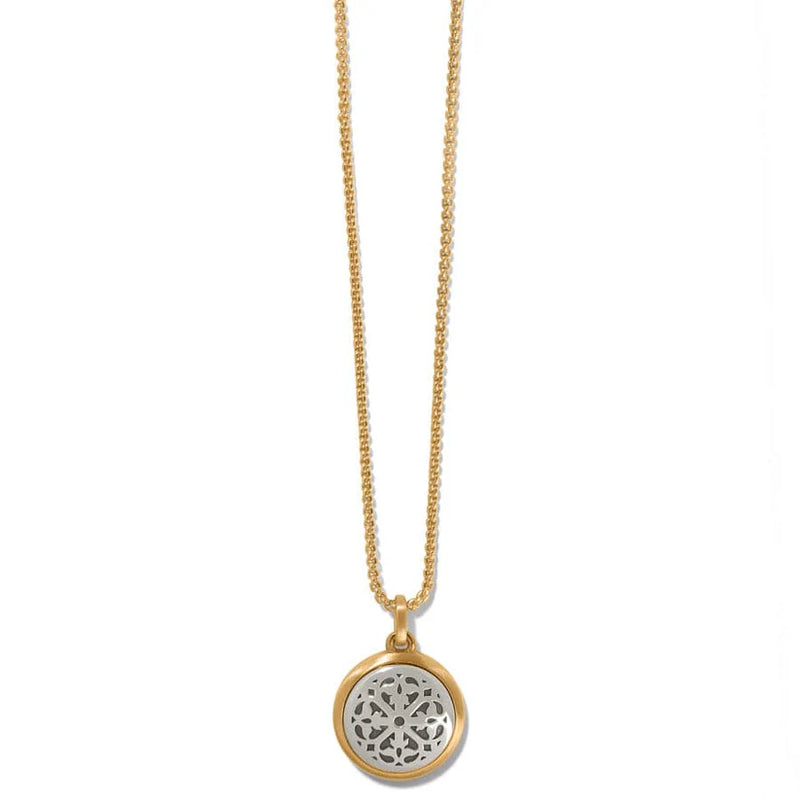 Brighton Ferrara Two Tone Luce Short Necklace JM7438