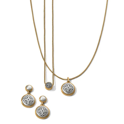 Brighton Ferrara Two Tone Luce Short Necklace JM7438